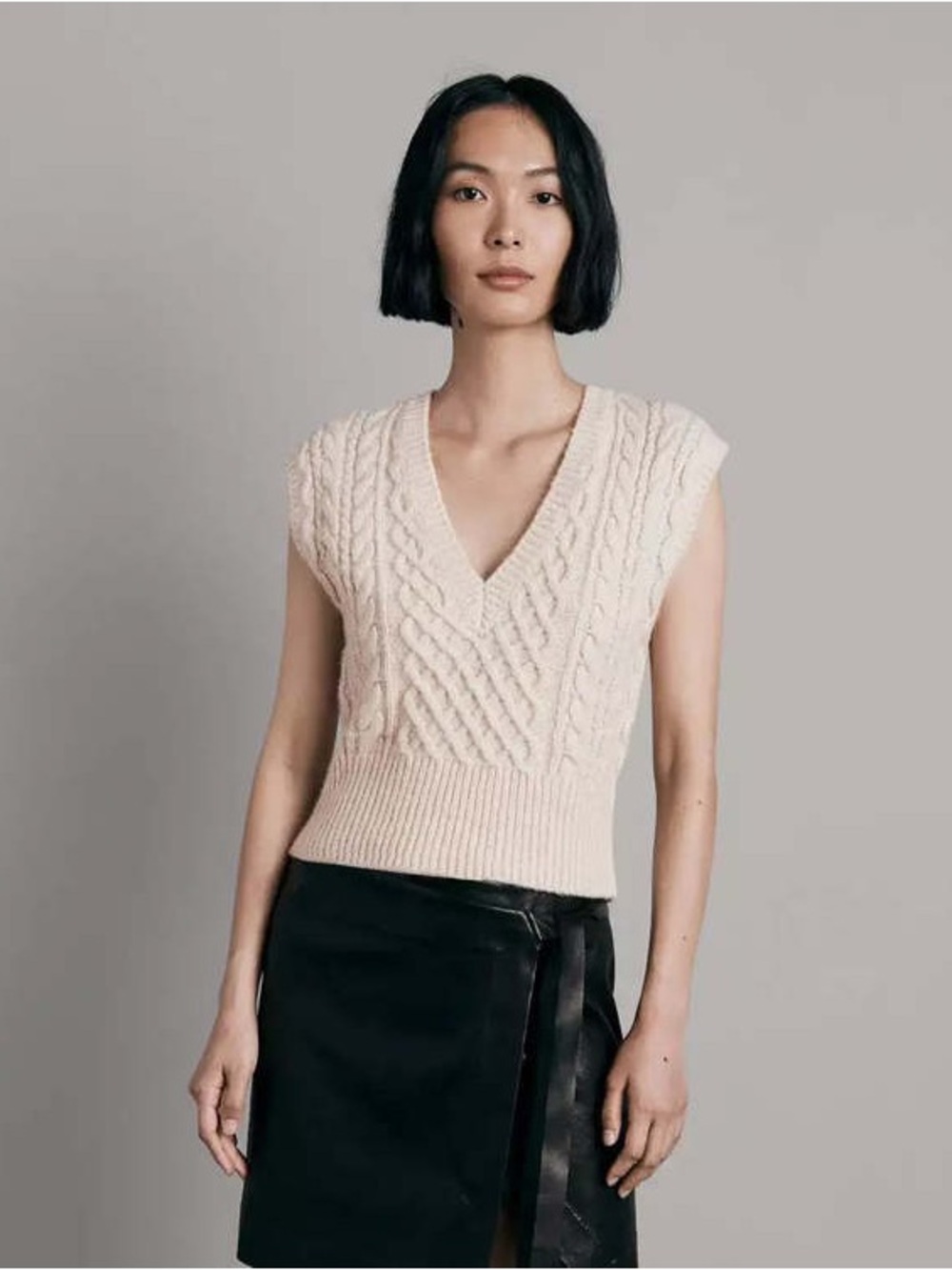 rag & bone Elizabeth Wool Sweater Vest
